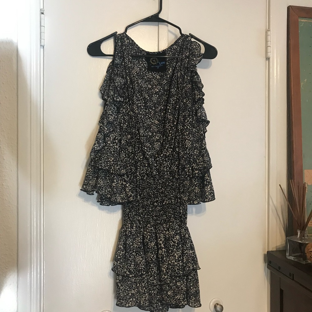 Floral Blue Life Mini Dress - XS - Picture 9 of 10